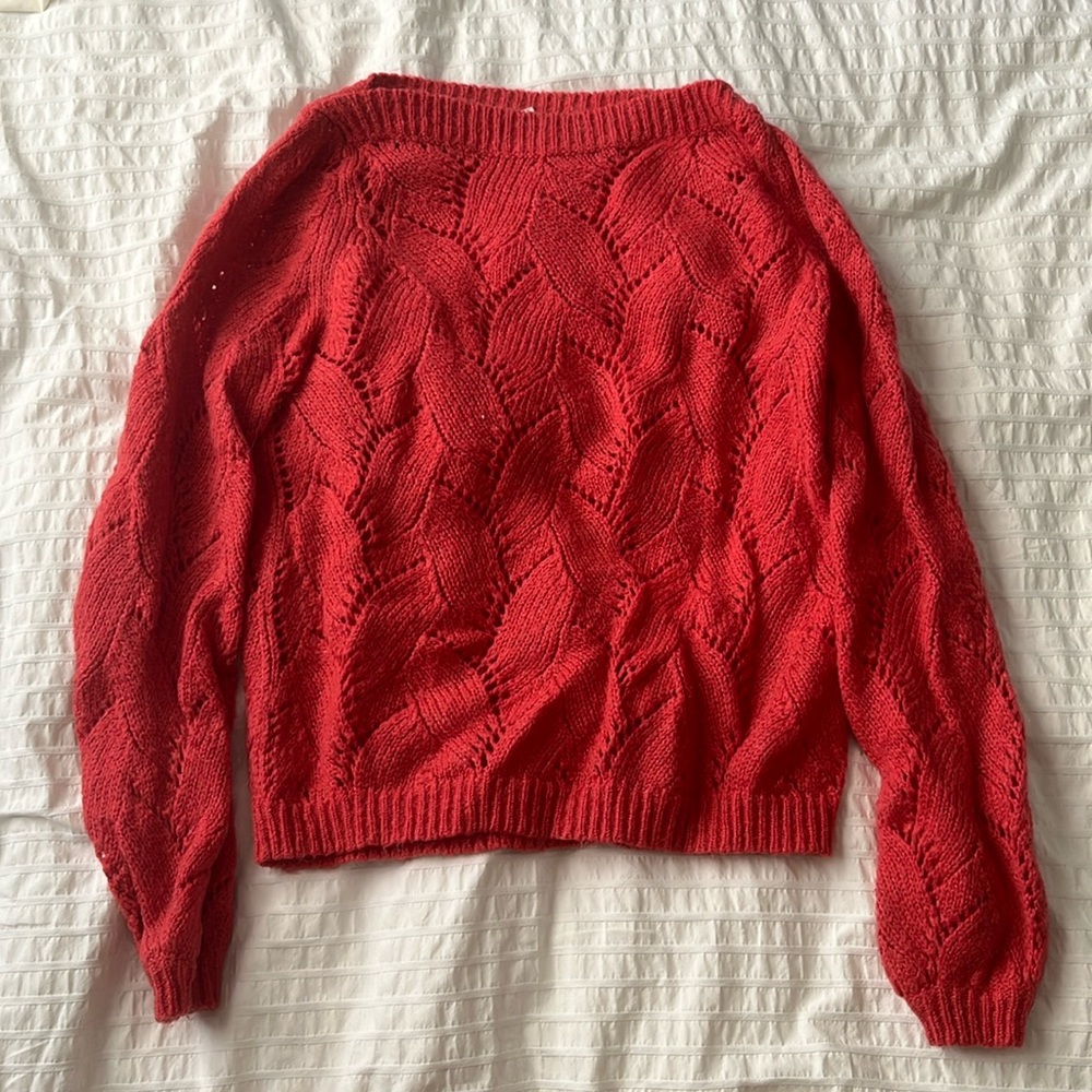 Sezane sweater in XS in a beautiful pink/red